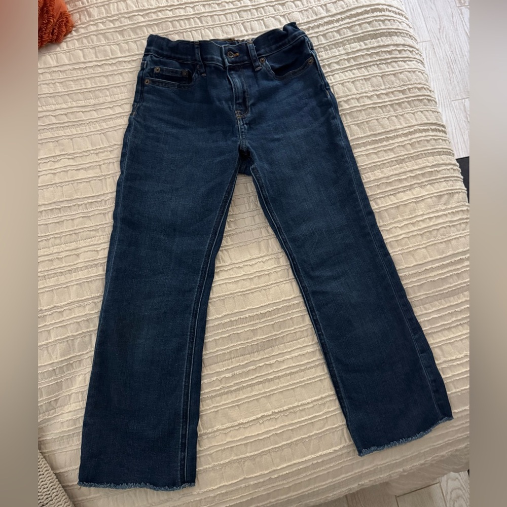Crew cuts girls cropped cutoff bootcut Jeans